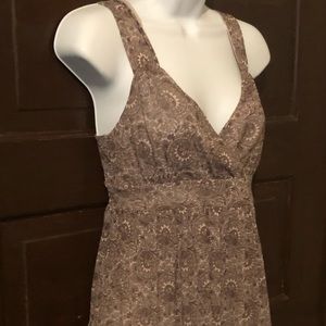 Michael Kors print empire waist top